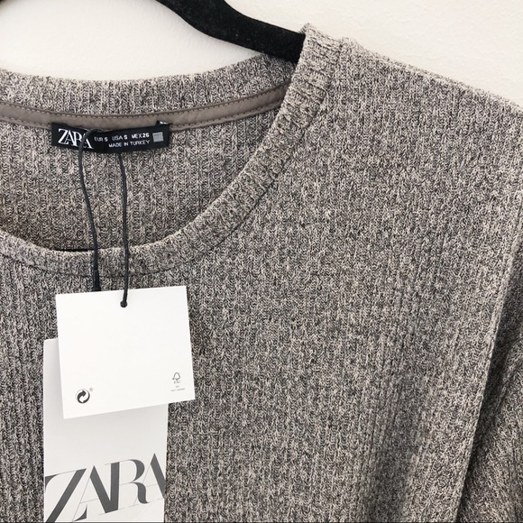 New Zara knit Belted Dress - Picture 6 of 8